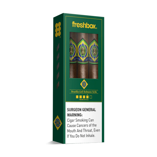 CAO Brazilia Gol! 5x56 FreshBox Cigars - 3pk - 6ct