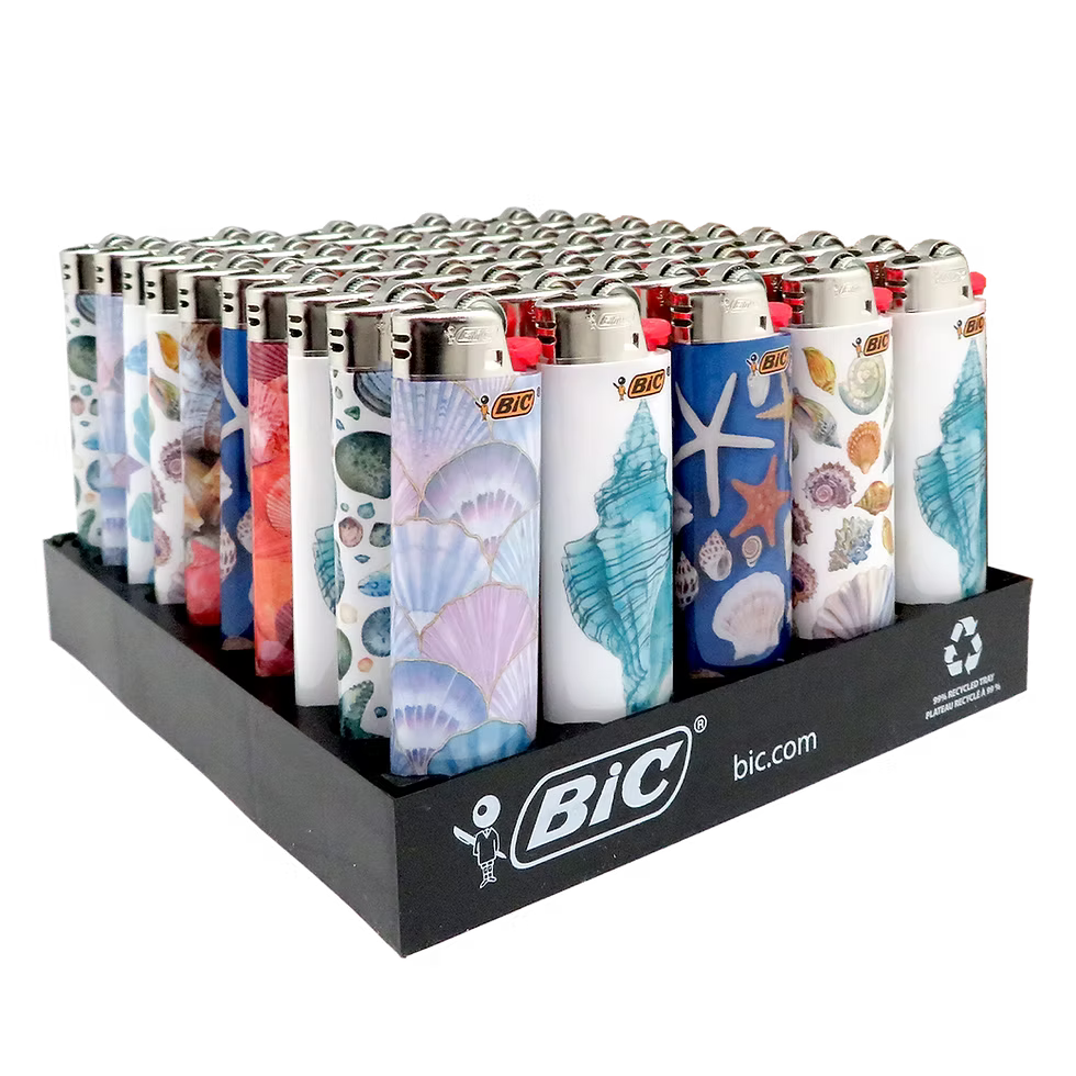 Bic Lighters - Sea Shells - 50ct