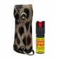 Pepper Spray Keychain - 1/2oz - Cheetah Print