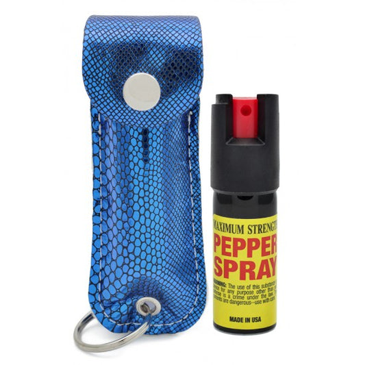 Pepper Spray Keychain - Snake Skin - 1/2oz