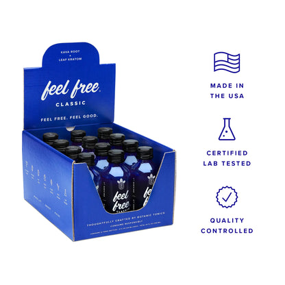 Botanic Tonics - Feel Free Classic Shots - 12ct