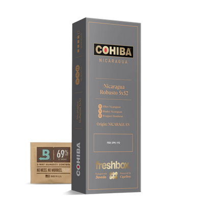 Cohiba Nicaruaga Robusto 5x52 FreshBox Cigars - 3pk - 6ct