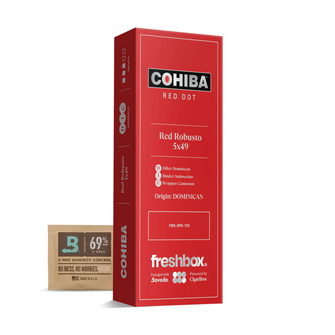 Cohiba Red Robusto 5x49 FreshBox Cigars - 3pk - 6ct