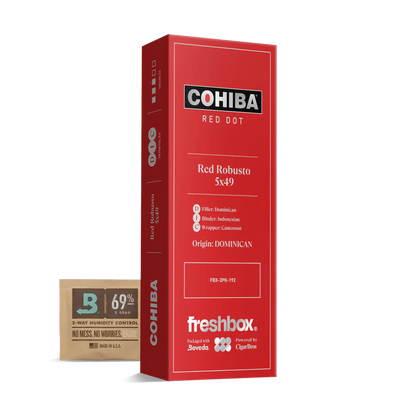 Cohiba Red Robusto 5x49 FreshBox Cigars - 3pk - 6ct