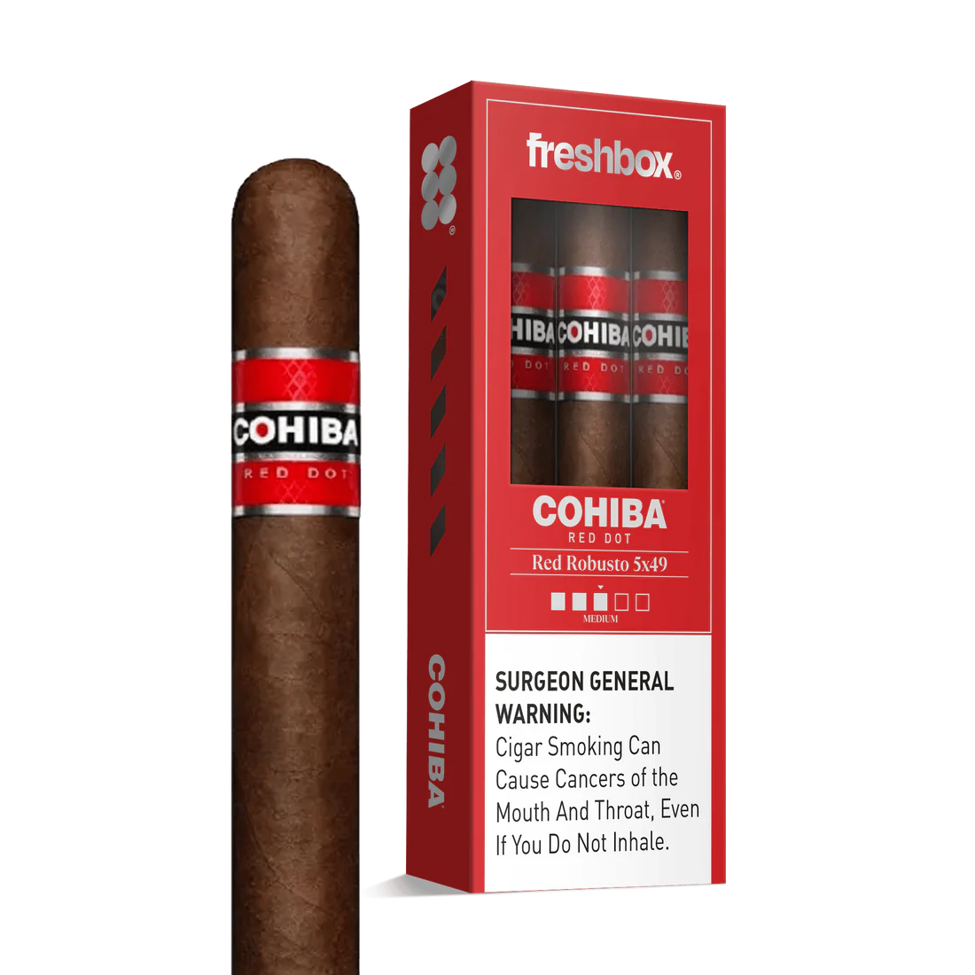 Cohiba Red Robusto 5x49 FreshBox Cigars - 3pk - 6ct