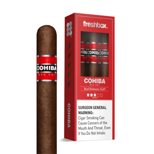 Cohiba Red Robusto 5x49 FreshBox Cigars - 3pk - 6ct