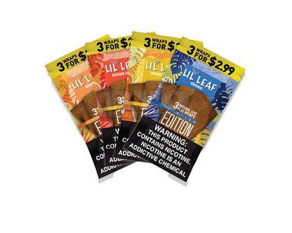 Lil Leaf Flavored Leaf Wraps (3/$2.99) - 3pk - 10ct