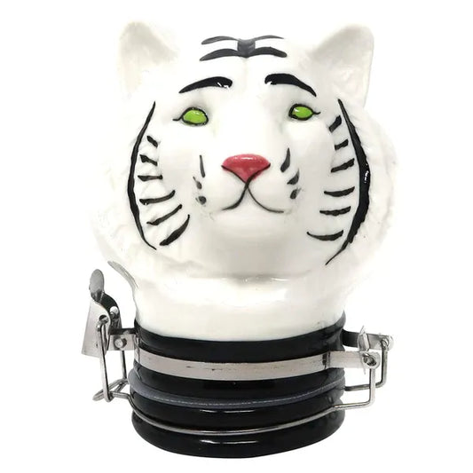 Contained Art Porcelain Stash Jar - 250ml - Tiger