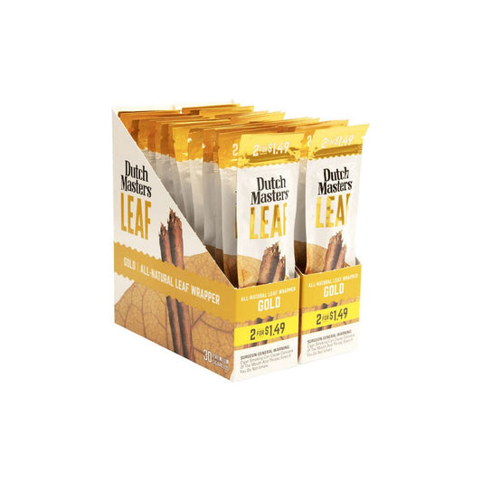 Dutch - Leaf Wraps - Gold (2/$1.49) - 2pk - 30ct [ 2268A ]