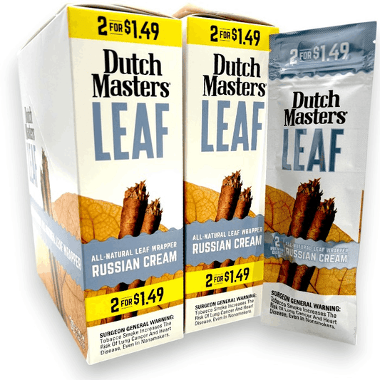 Dutch - Leaf Wraps - Russian Cream (2/$1.49) - 2pk - 30ct