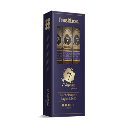El Septimo Michelangelo Eagle 5.5x50 FreshBox Cigars - 3pk - 6ct