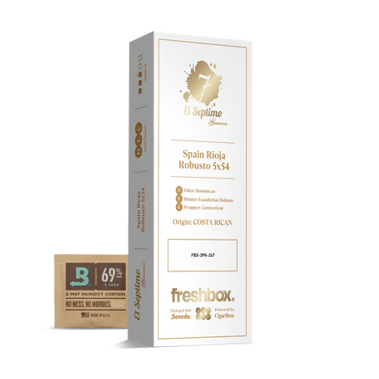 El Septimo Spain Rioja Robusto 5x54 FreshBox Cigars - 3pk - 6ct