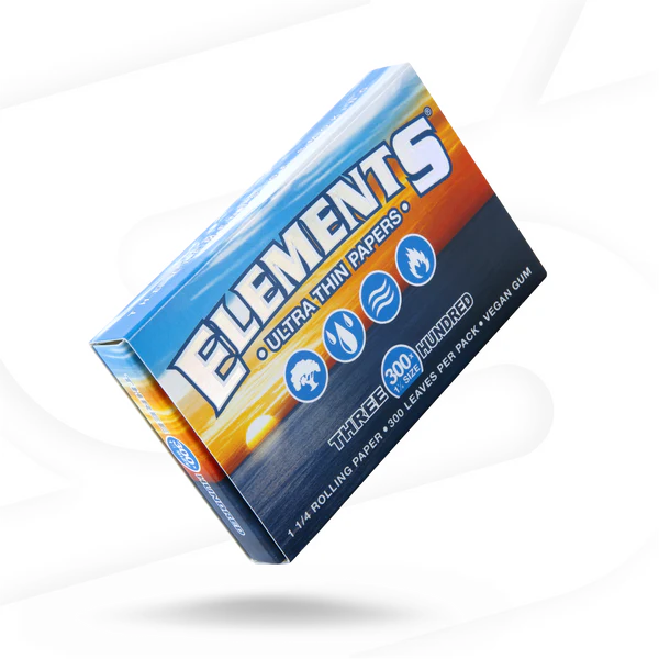 Elements - 1 1/4 Ultra-Thin Rice Papers - 300ct - 20pk