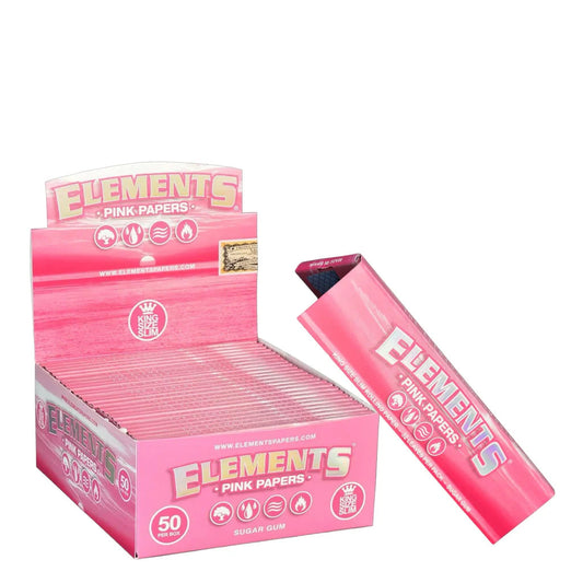 Elements - King Size Papers - Pink - 50ct