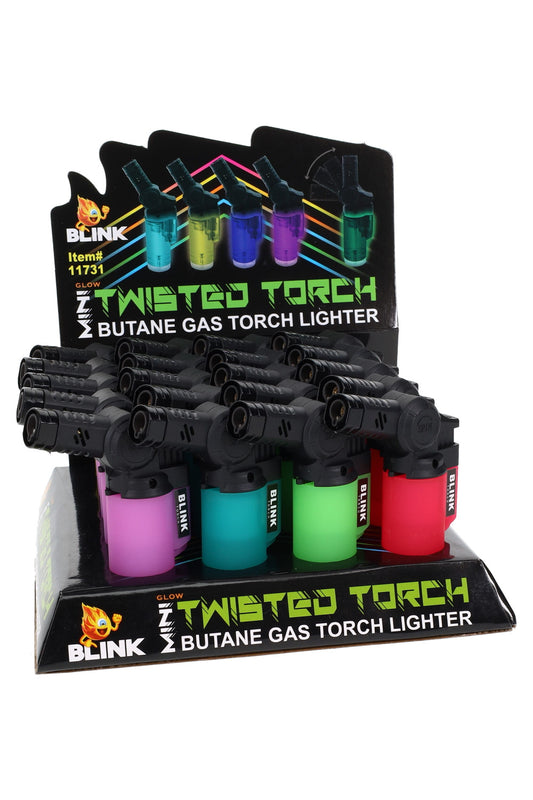 Blink - Mini Twisted Glow in the Dark Torch - 20ct