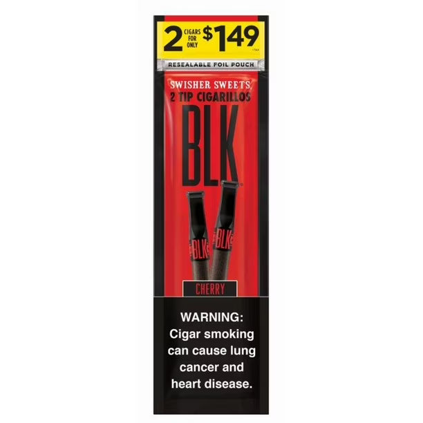 Swisher Sweets BLK Tip Cigarillos (2/$1.49) - 2pk - 15ct
