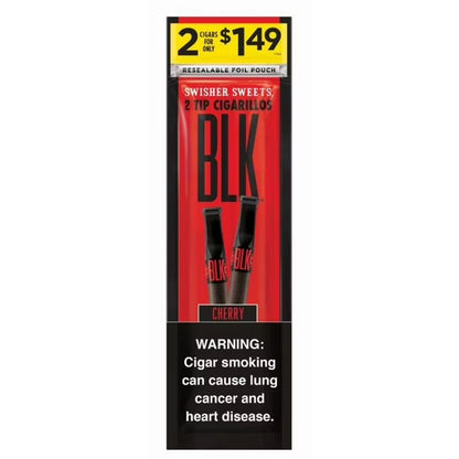 Swisher Sweets BLK Tip Cigarillos (2/$1.49) - 2pk - 15ct