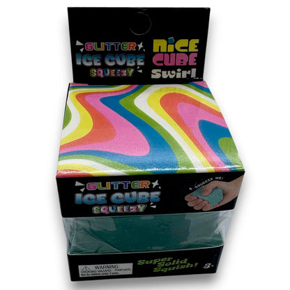 Squish Toy - 12ct - Cube Bright Glitter