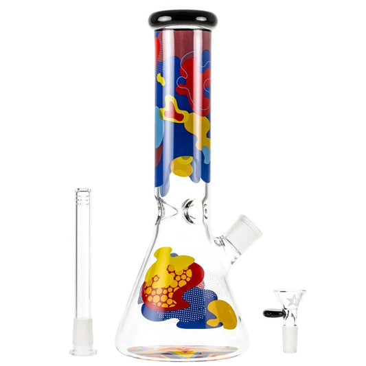 Famous Brandz x Design Water Pipe - 12" - Papaya*