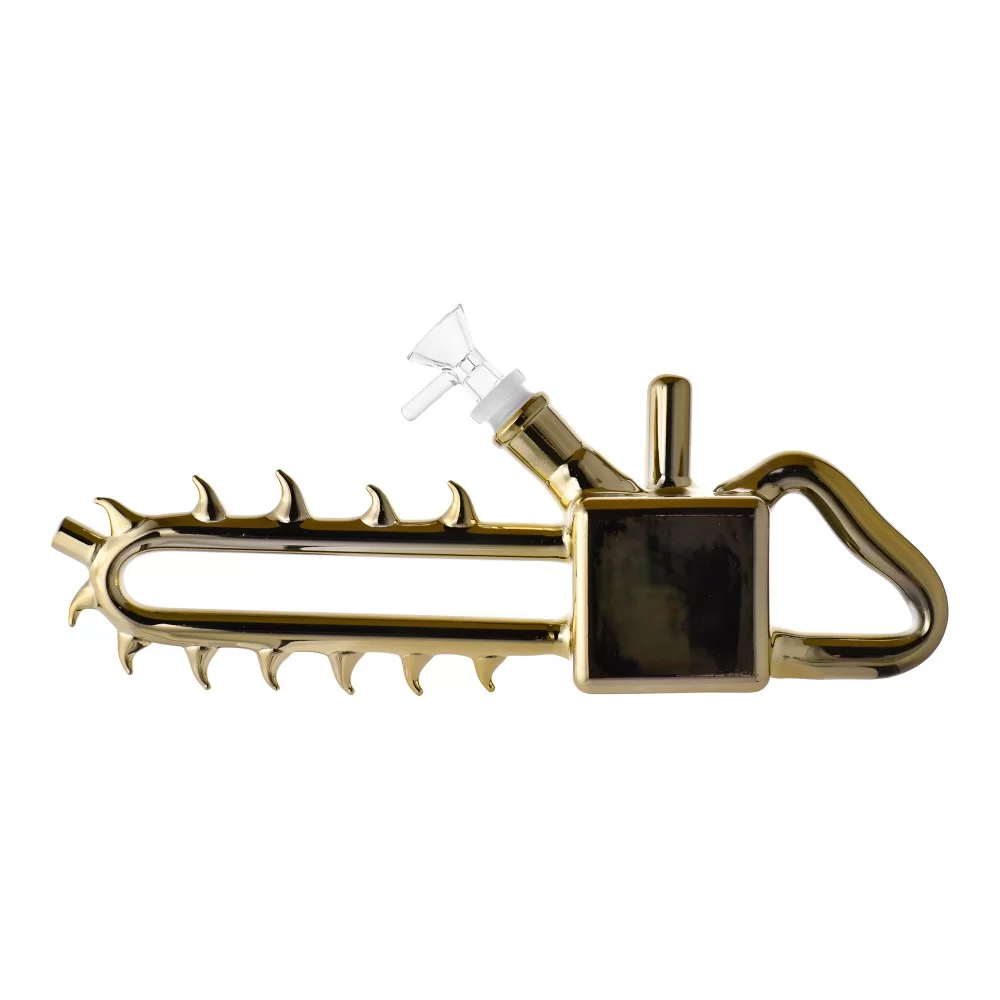 WP - 11.5" Chainsaw Smoke Blaster - Gold [ WCG30-0401-A ] +