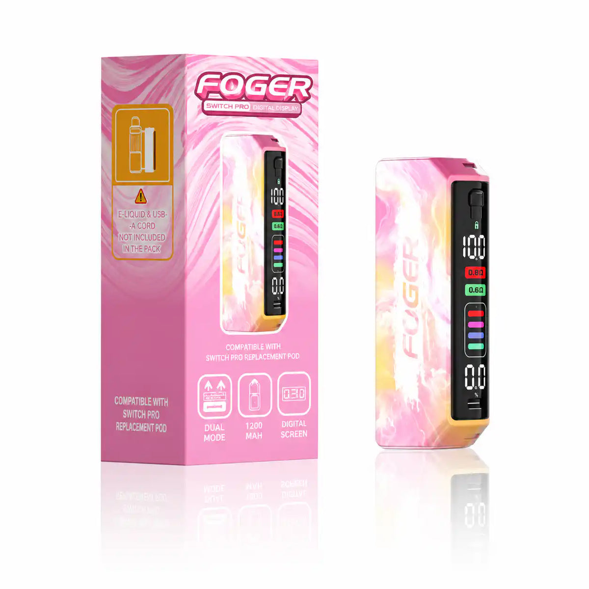 Foger Switch Pro - Battery Pack - 5ct - Assorted Colors