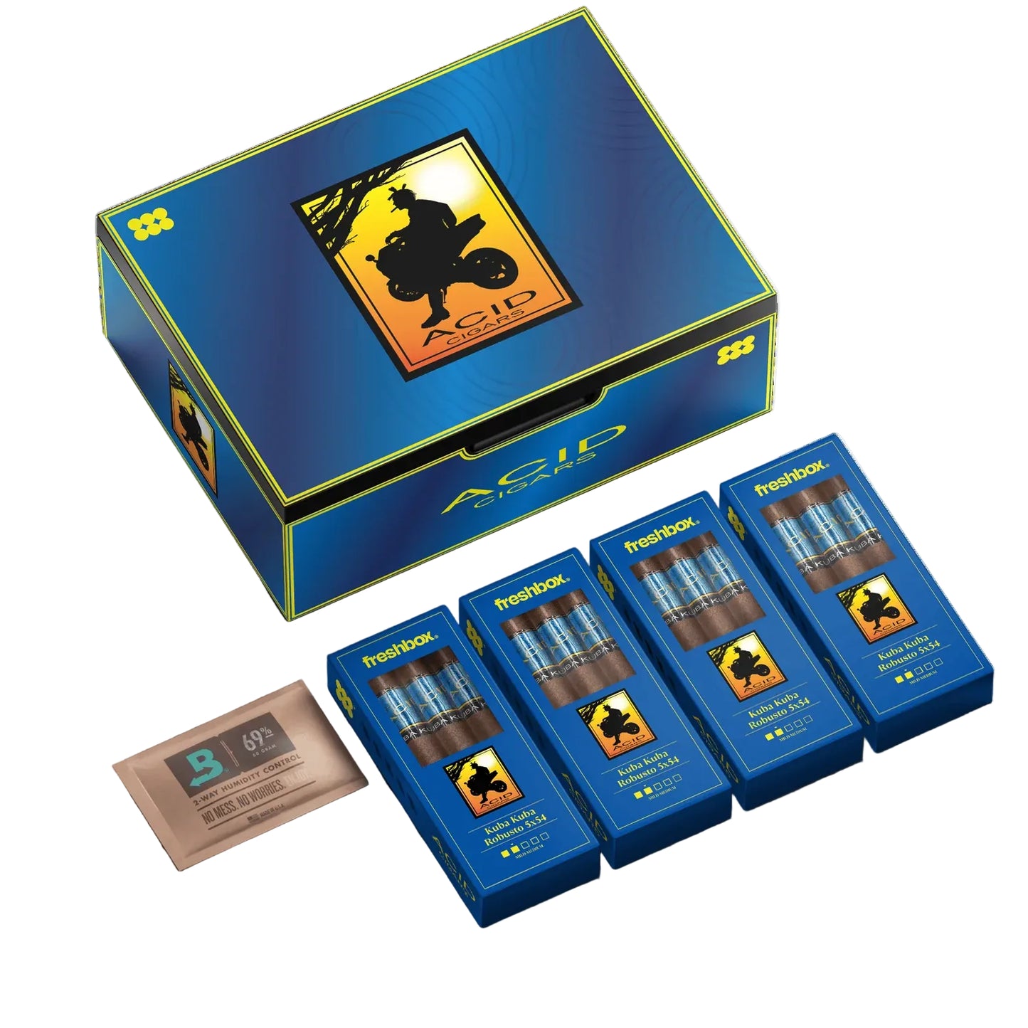 ACID Kuba Kuba 5x54 Freshbox Cigars - 3pk - 6ct