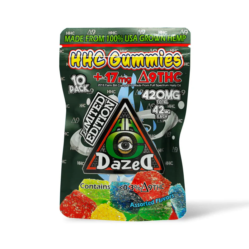 Dazed HHC Gummies 10 Pack Dis