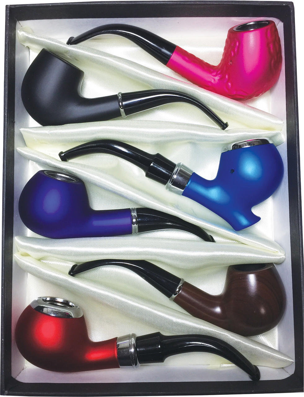HP - 6ct - Metallic Tobacco Pipe