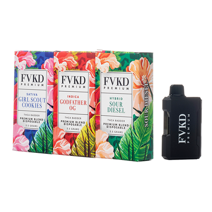 FVKD - 3.5g THCA Badder Premium Blend Disposable - 6ct
