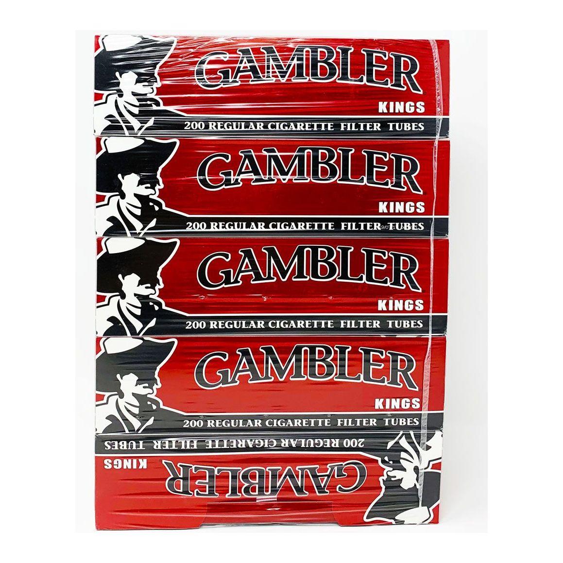 Gambler - Cig Tubes - King - Regular ($2.49) - 200pk - 5ct