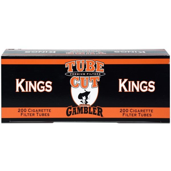 Gambler Cig Tubes - King Size Tube Cut - 200pk - 5ct