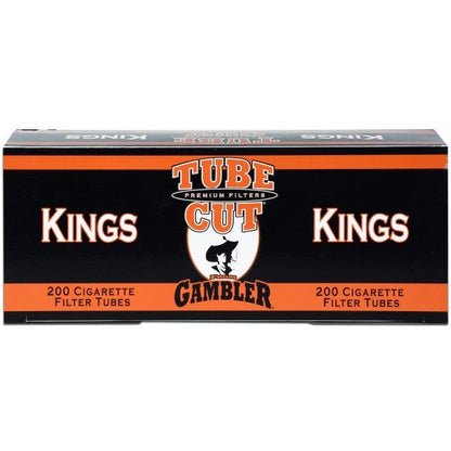 Gambler Cig Tubes - King Size Tube Cut - 200pk - 5ct