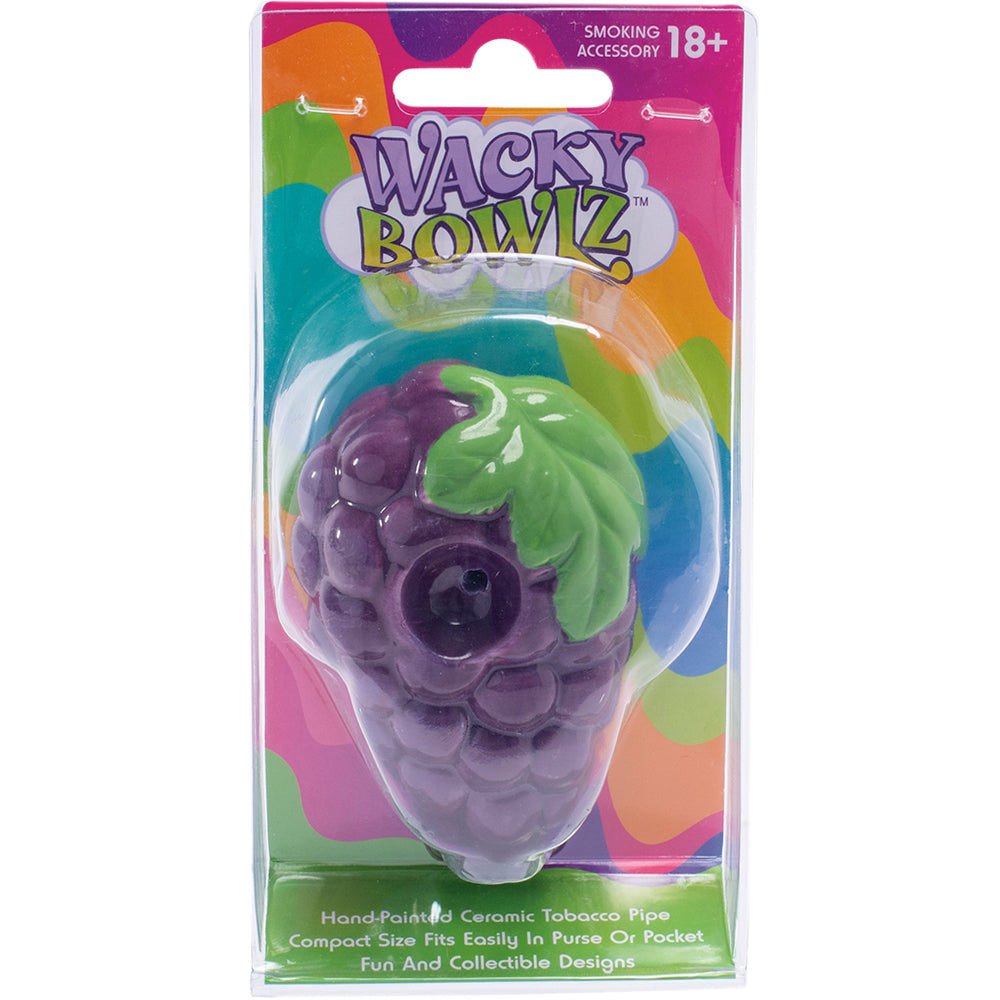 Wacky Bowlz - Ceramic Pipe - Fun Designs and Unique Shapes - 3.5"