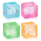 Squish Toy - 12ct - Cube Bright Glitter