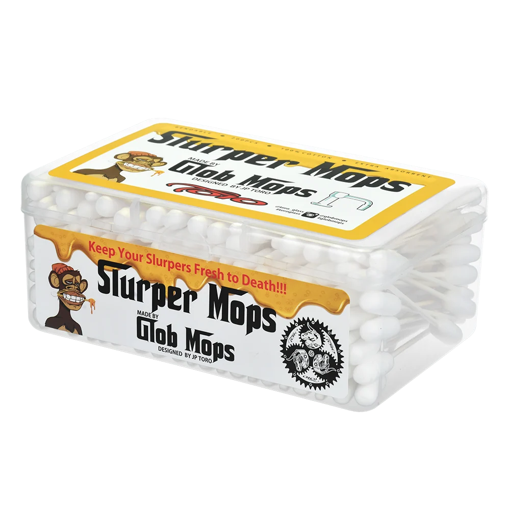Glob Mops - Cotton Swabs - Slurper Mops - 200pk - 3ct
