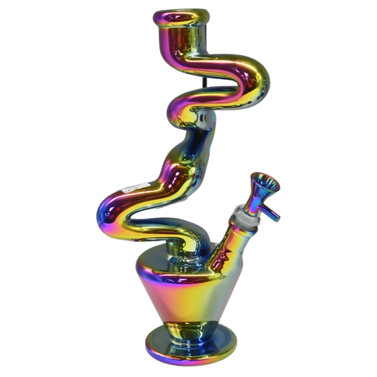 WP - 11.5" Electroplated 3-Kink Zong - Asst