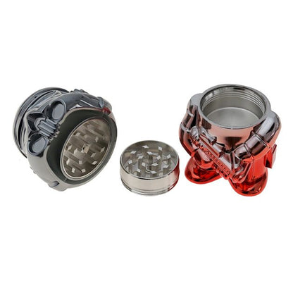 Grinders - 3pc Rasta Storm Trooper Man Design - 6ct [ #19 ]