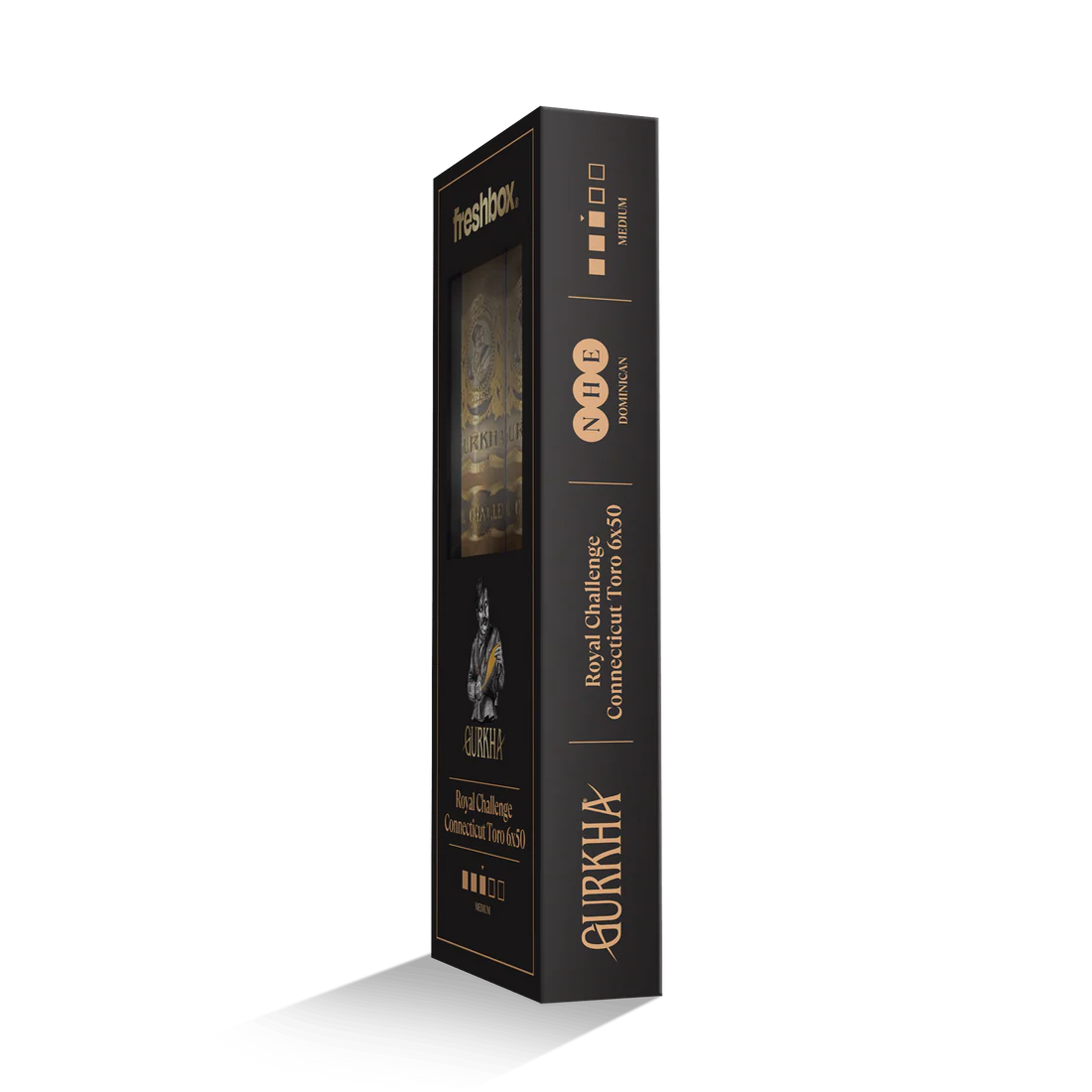 Gurkha Royal Challenge Connecticut Toro 6x50 FreshBox Cigars - 3pk - 6ct