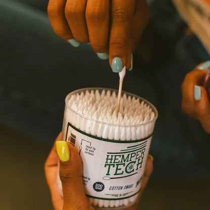 Hemper Tech Cotton Swabs (6pk) 200ct Display