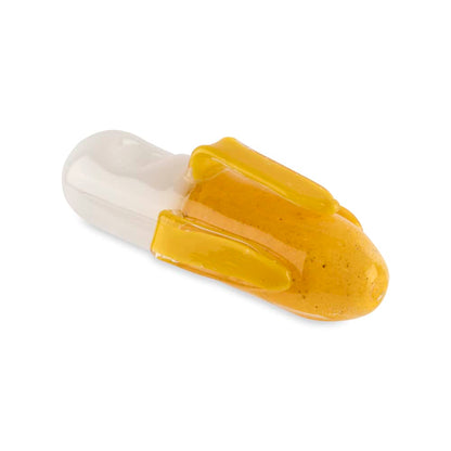 Custom Glass Hand Pipe - 5" - Banana