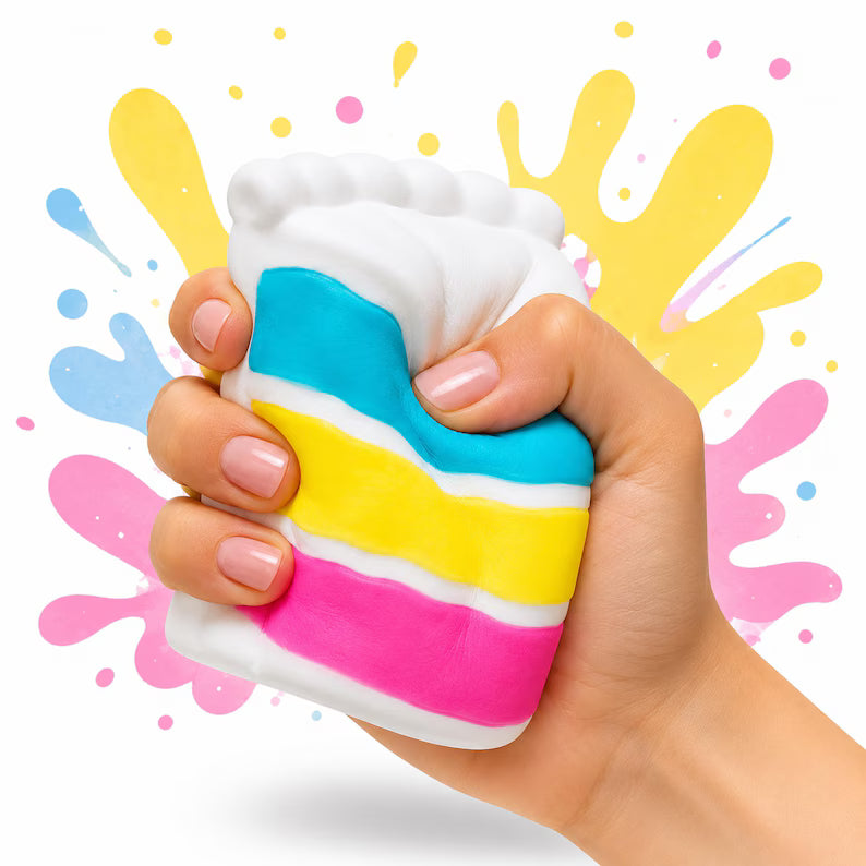Squish Toy - Peace O' Cake
