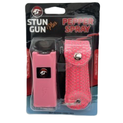 Stun Gun + Pepper Spray - Bling Options Available