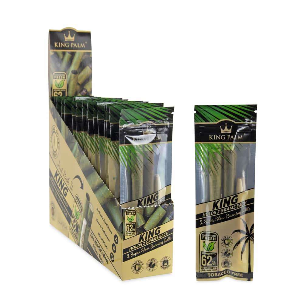 King Palm Cones - King Size - 2pk - 20ct - Natural