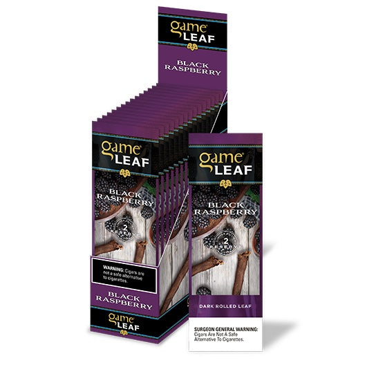 Game - Leaf Cigars - Black Raspberry - 2pk - 15ct