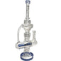 ookah - 15.5" Inline Mulit Perc WP 14F [WPC705] - Jade Blue