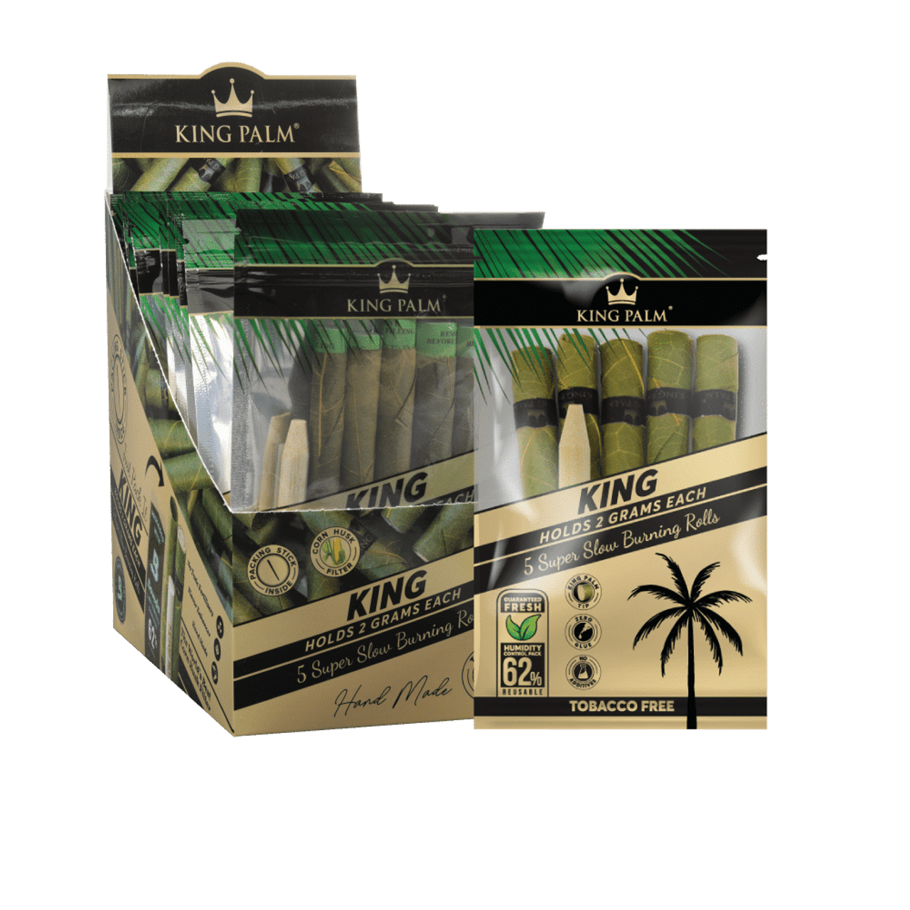 King Palm - Cones - King - Natural - 5pk - 15ct