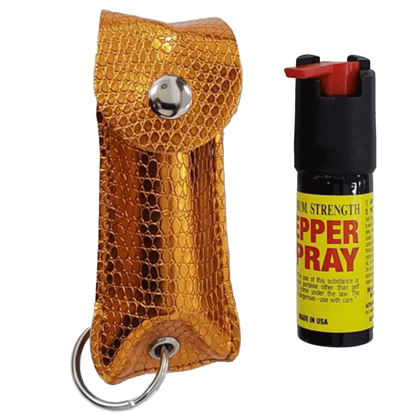 Jaguar - Pepper Spray Keychain - Orange Snake - 1/2oz - CH-31