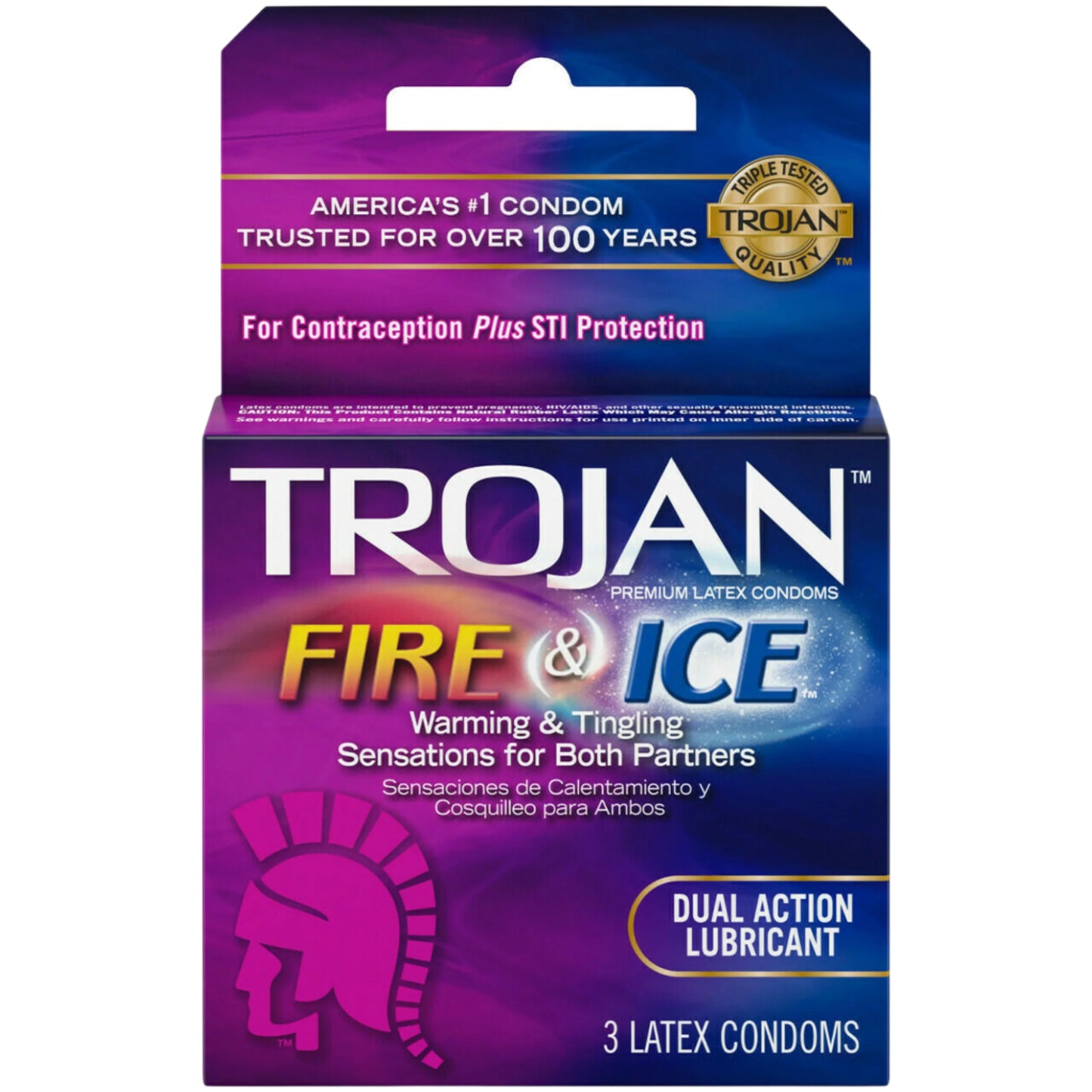 Trojan - Fire & Ice Dual Lubricant - 6ct