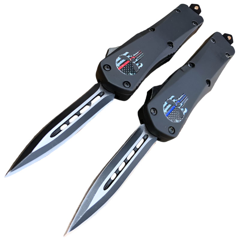 Razor Tactical - OTF Knife - Serrated Tanto and Mix Designs - Model A23