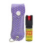 Jaguar - Pepper Spray Keychain - Purple Bling - 1/2oz - CH-31